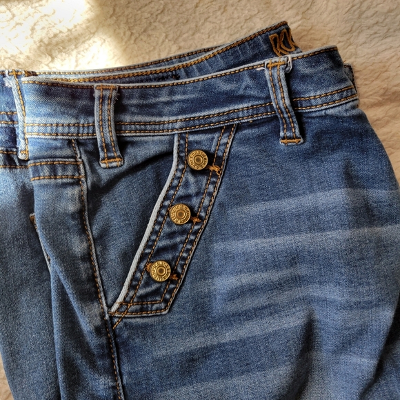 Rock & Roll Denim High Rise Flare Trousers - Picture 1 of 6